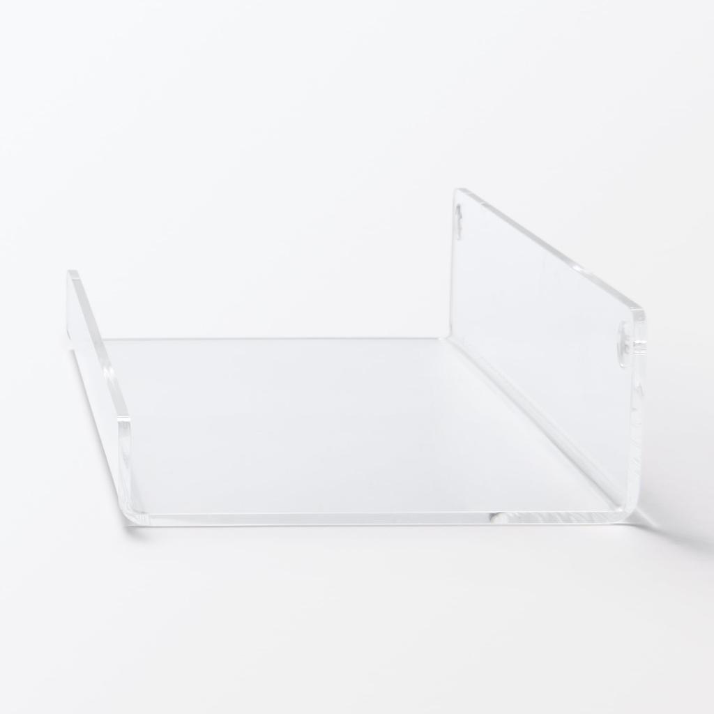 MUJI Wall-mounted Acrylic Display Shelf U-shaped NDG23A3A Width 22cm Depth 12cm Height 2.5/5cm