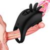 APP Controlled Rotating Penis Ring - Dual Vibration & Tongue Licking for Couples,G-Spot Stimulator with 10 Speeds, Rechargeable Pleasure Ring Sex Toys