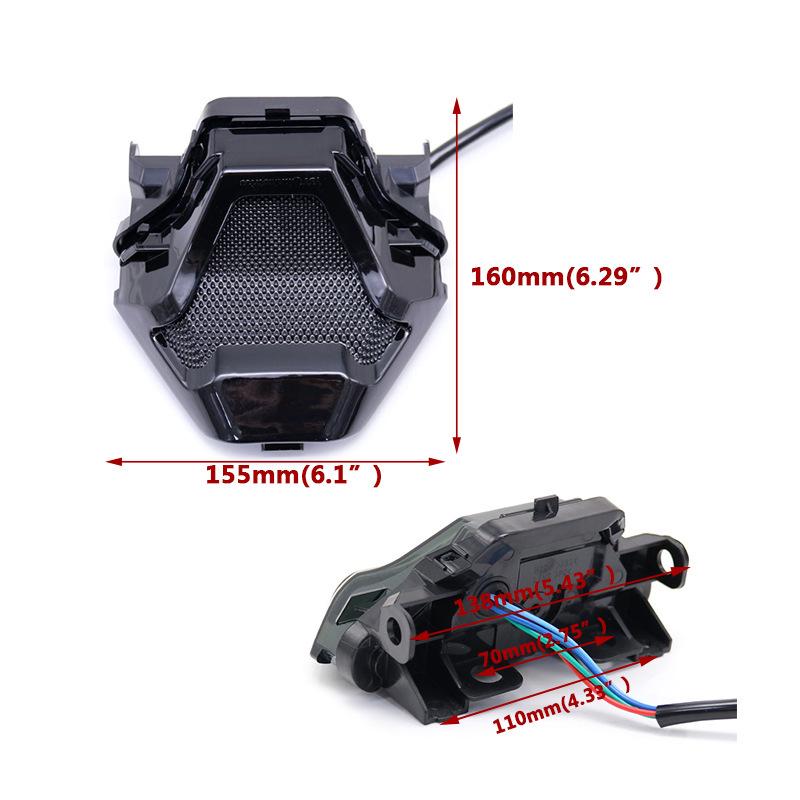 LED Tail Light & Turn Signal Brake Assembly for Yamaha R3, R25, Y15ZR Motorcycles