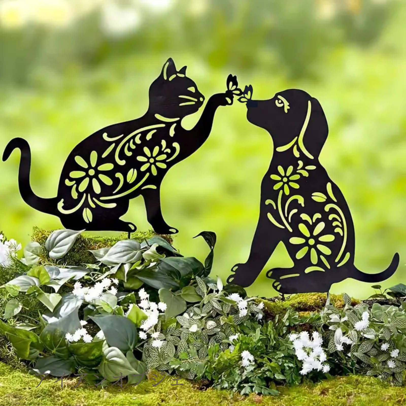 

Harujio Gardening Dog Cat Garden Garden Scandinavian Cute and Stylish Iron Interior Gardening Ornaments, & Ornaments, Accessories, Objects, Style,