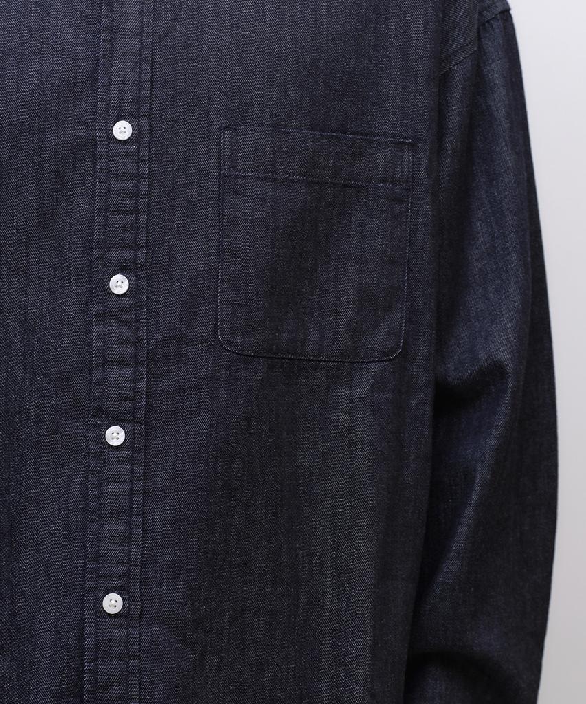 Musinsa Standard Oversized Denim Shirt [Deep Indigo]
