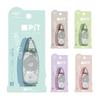Tombow PiT Power C Klebeband, stark, nachfüllbar, Pastellfarben-Sortiment, Kompaktpackung, 8,4 mm, 7 m, 5 Stück, HCB-531XAZ