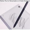 Black Marker Pen for Remarkable 1/2 Tablet Notebook, Stylus for Remarkable 2 Marker Pen Replacement + 5 Tips/Nibs,No Charging Needed,No Setup