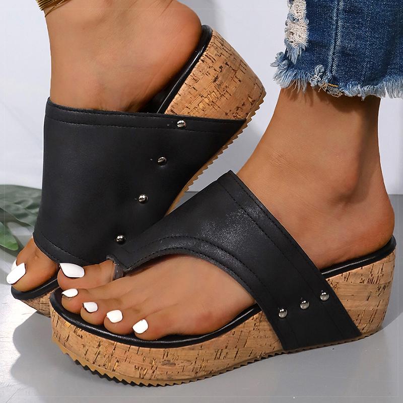 

Женские босоножки на каблуках, летние туфли для женщин 2025 года, новые босоножки на танкетке, модные туфли на каблуке, женские босоножки на платформе 36 чёрный