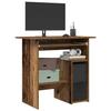 VidaXL Desk Old Wood 80x45x74 Cm Engineered Wood, Writing Desk, Computer Desk, Home Office Desk, Desk 855994