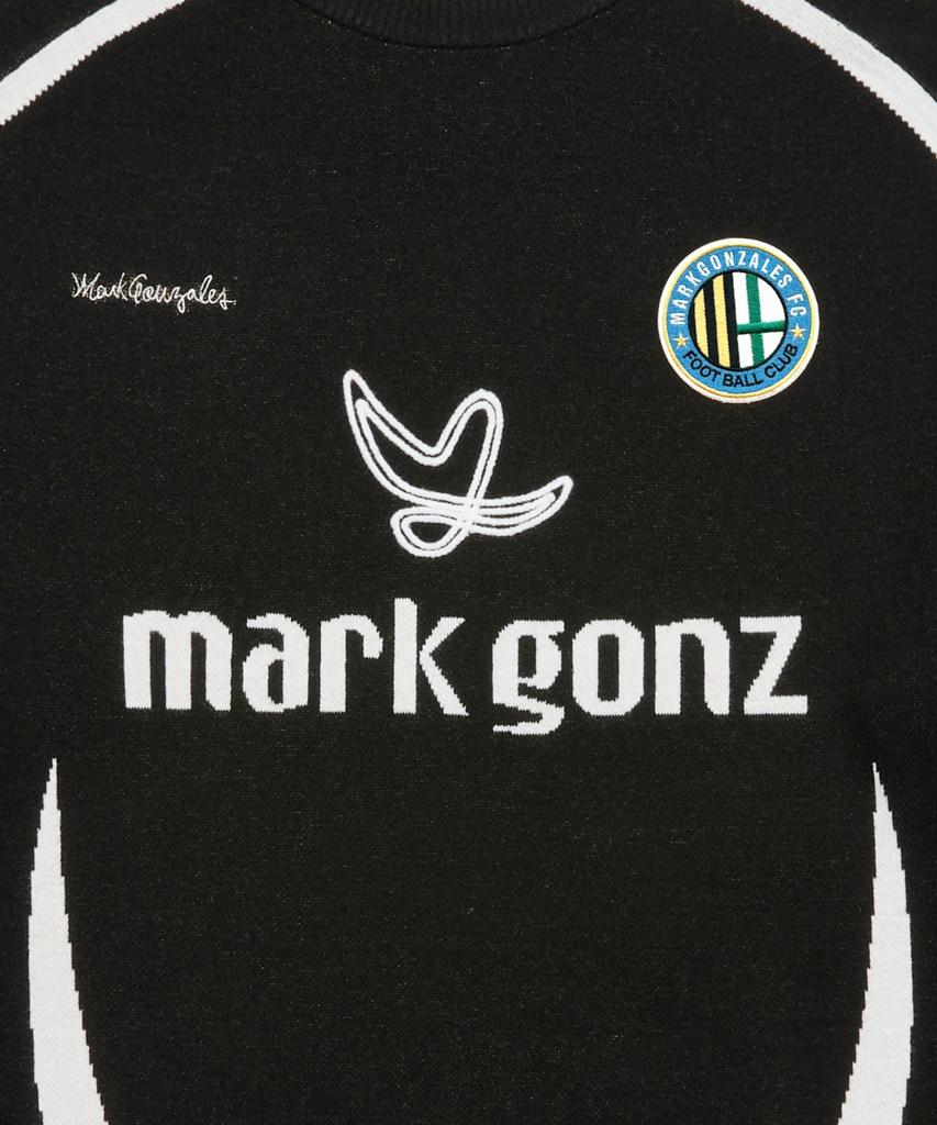 Mark Gonzales Mg Football Club Knit - Black