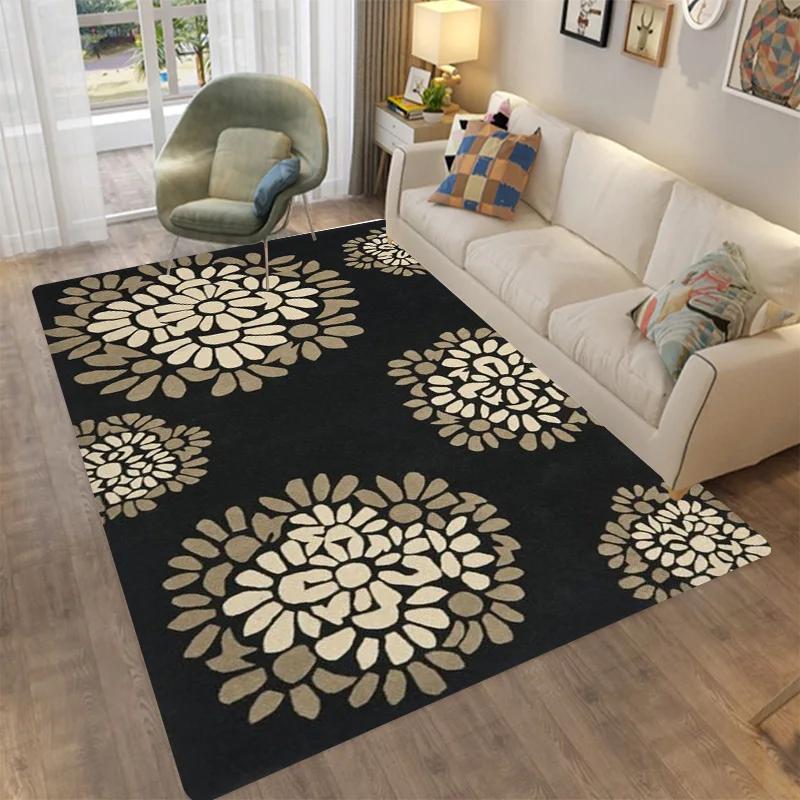 Modern Area Carpet Non-slip Floor Mat for Family Bedroom Indoor Children's Play Geometric Rugs Yoga Mats living room