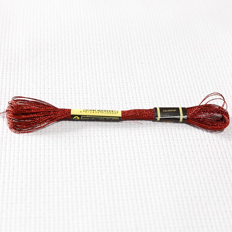 16M/roll Multi-color Gold And Silver Thread Computer Embroidery Gold Thread DIY Cross-stitch Metal Thread TJ20500