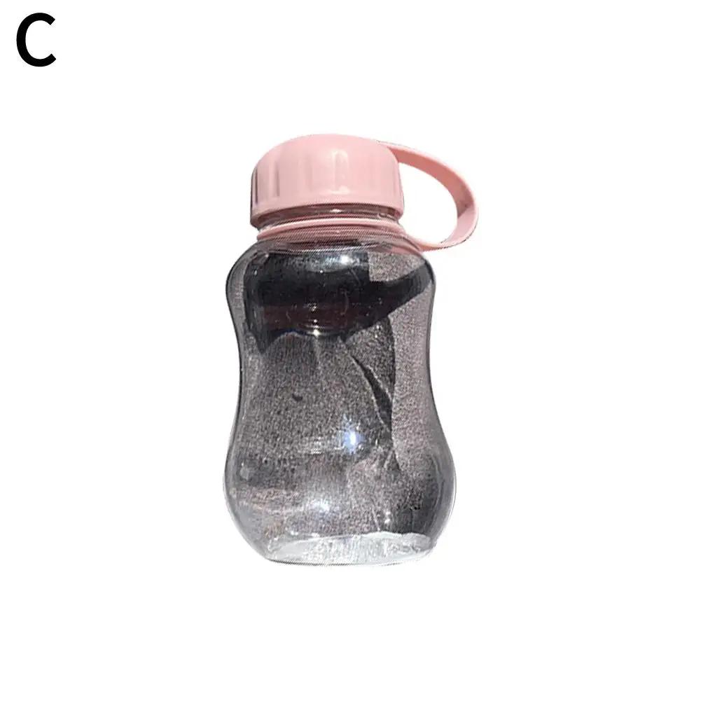 Mini Water Cup Plastic Bottle Cute Children Small Transparent Female Outdoor Student Small Portable Cup Cup Water M0L7