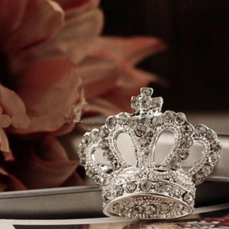 Fashion Elegance Women Crown Shape Princess Brooch Dress Pin