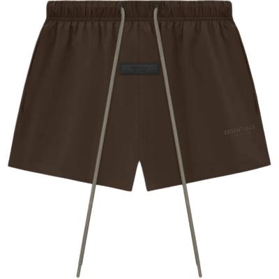 Essentials Nylon Running Short Wood Men Bottoms Brown 160SU244216F