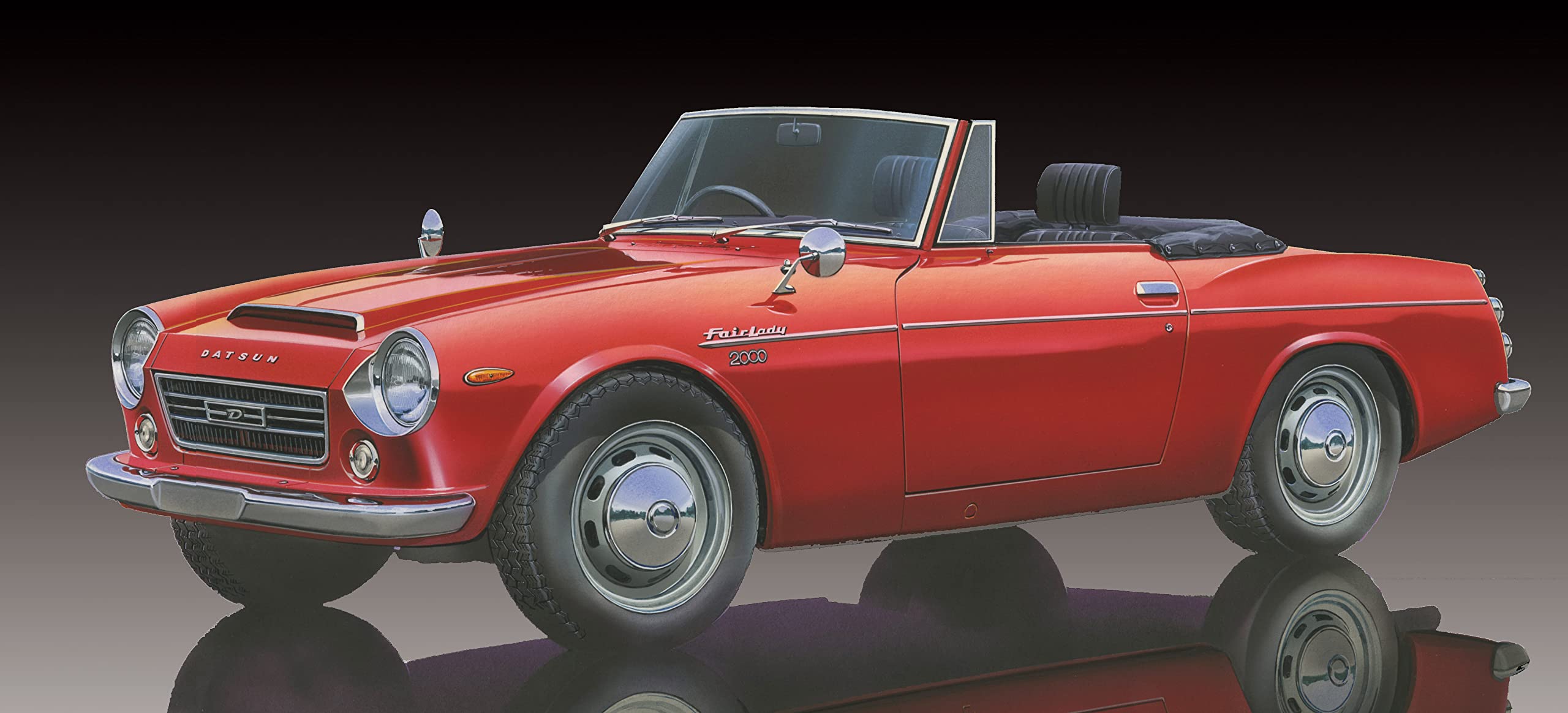 

Модель Fujimi дюймовой серии Nissan Fairlady 2000 SR311 1/24 № 108 ID-108 красный