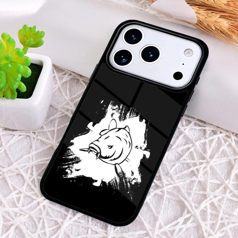 Carp Fishing Fish Phone Case for iPhone 17 Air 16 15 11 12 14 13 Pro Max Shockproof Cover