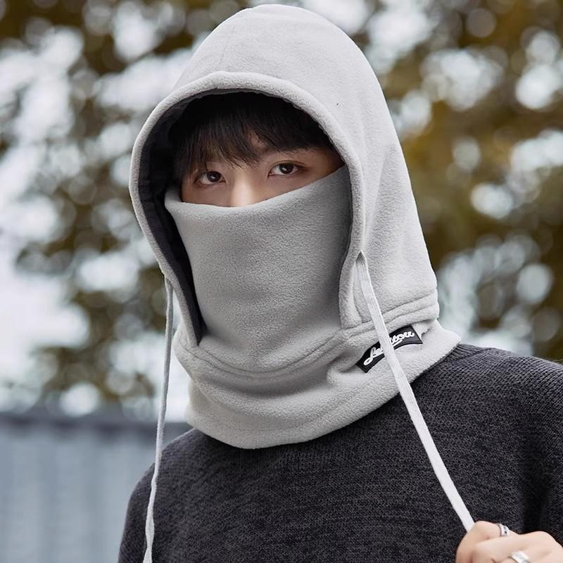 Windproof hat for men and women, winter cycling, warm face mask, ear protection, neckband, headband, cycling, cold protection