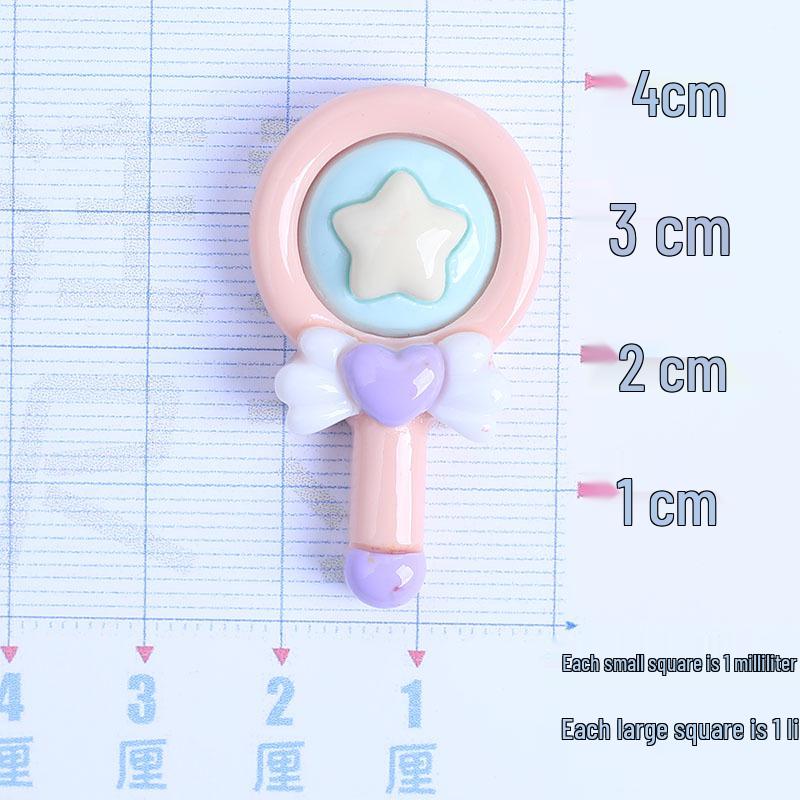 Fairy Wand Resin Hair Tie & Sticker Set