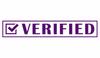 Printtoo Verified Self Inking Rubber Stamp Pre-Inked Office Stamp- Home Office Business Stationery, Black- 42 x 9