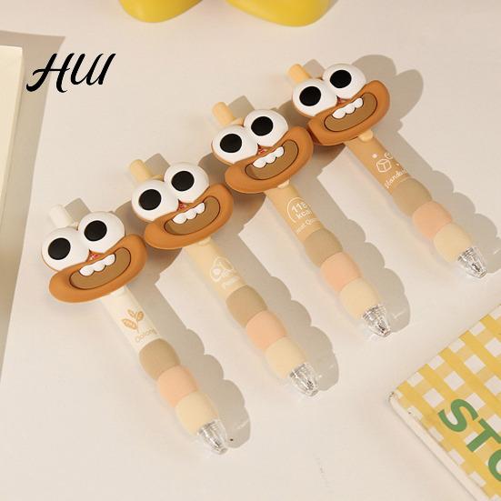 Cartoon Character Pens Gel Pen Big Mouth Ballpoint 0.5mm Comfort Grip Creative Office Supplies Portable Practical Stationery for School Work