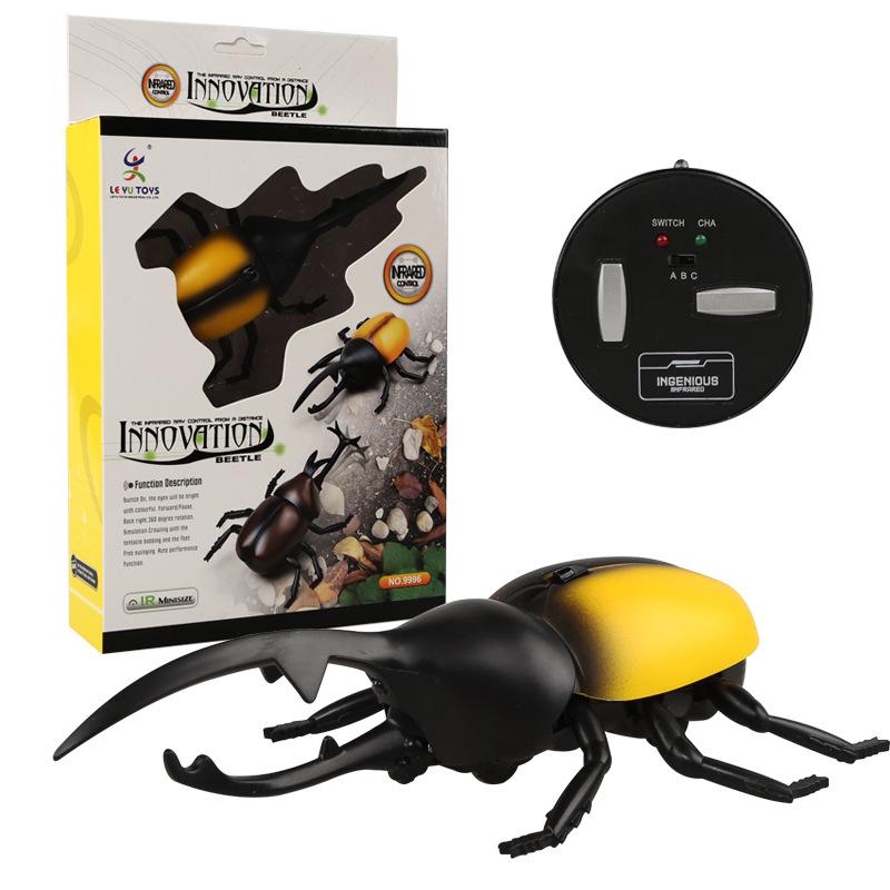 Children's Tricky Toys Remote Control Insect Beetle Infrared Remote Control Shade Beetle Realistic Electric Remote Control Animal Toys