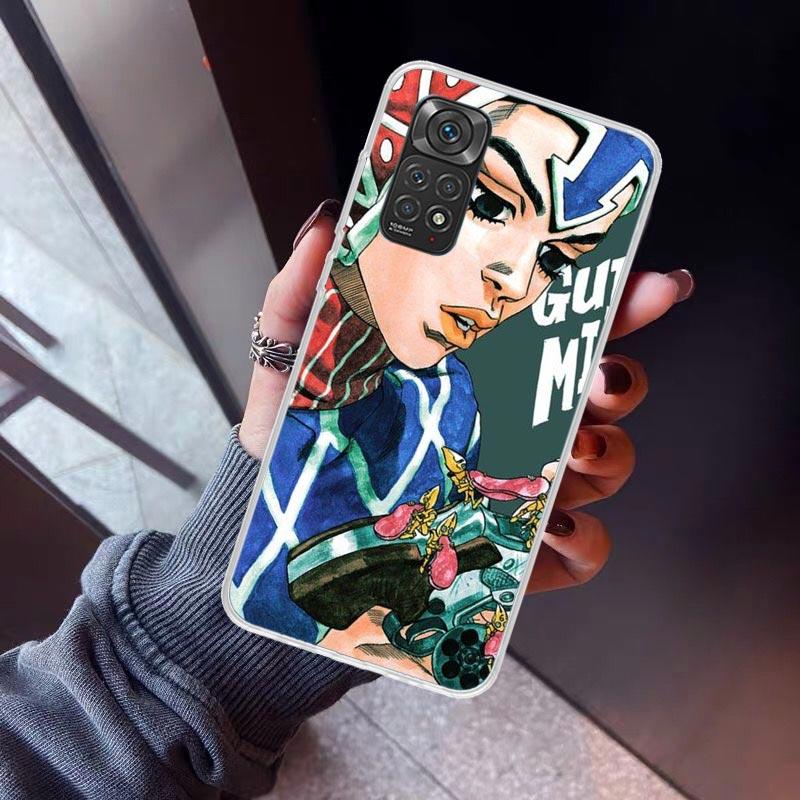 JoJo's Bizarre Adventure Kujo Jotaro Phone Case For Xiaomi Redmi Note 10 11 12 13 14 15 Pro Plus 11S 12S 14S 11T 11E 10S Soft TP
