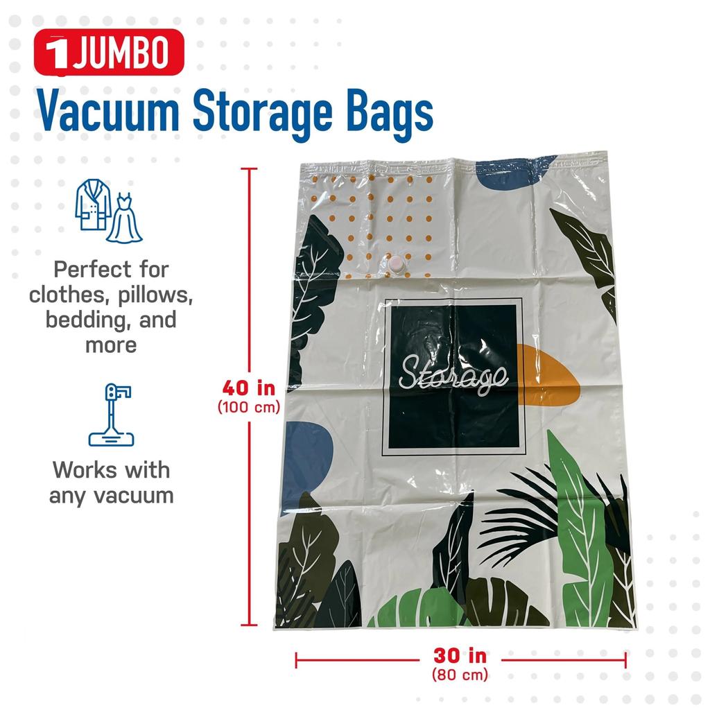 Space Saver Vacuum Sealer Storage Bags For Comforters and Blankets Clothes Home Packing Organizer
