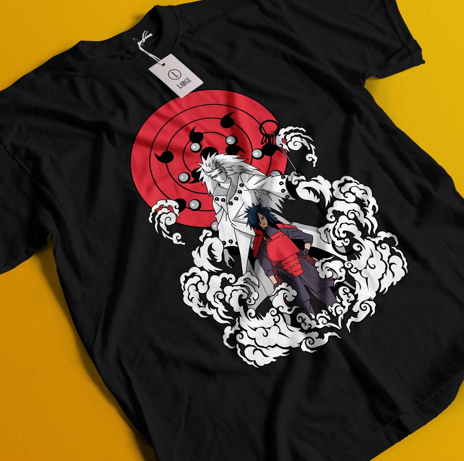 naruto anime T Shirt Mens Womens Tees Top, madara jutsu sharingan, sage six path lot L