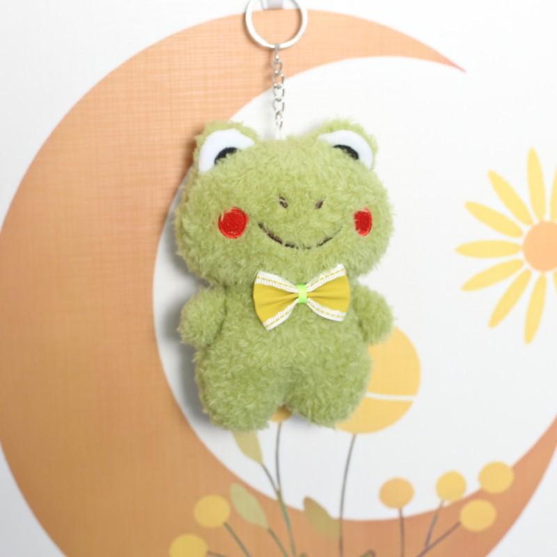 Cute Cute Blush Naughty Little Frog Plush Toy Pendant Bag Keychain Doll