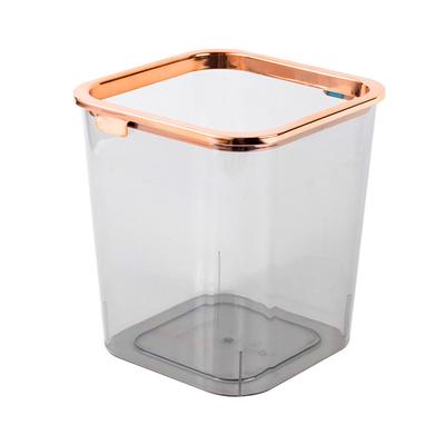 Schreibtisch-Mülleimer Transparenter Look Mini-Tischmülleimer für Zuhause Küche Büro