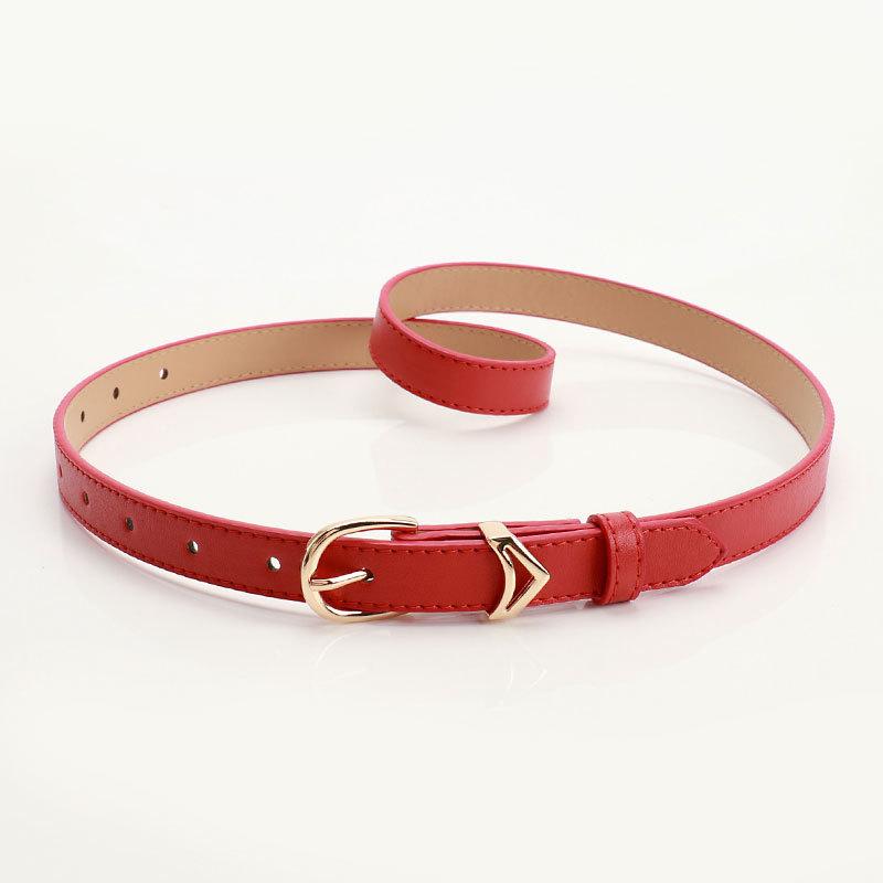 

New Women s Thin Belt Korean Style Lady Style Pin Buckle Belt Versatile Dress Belt