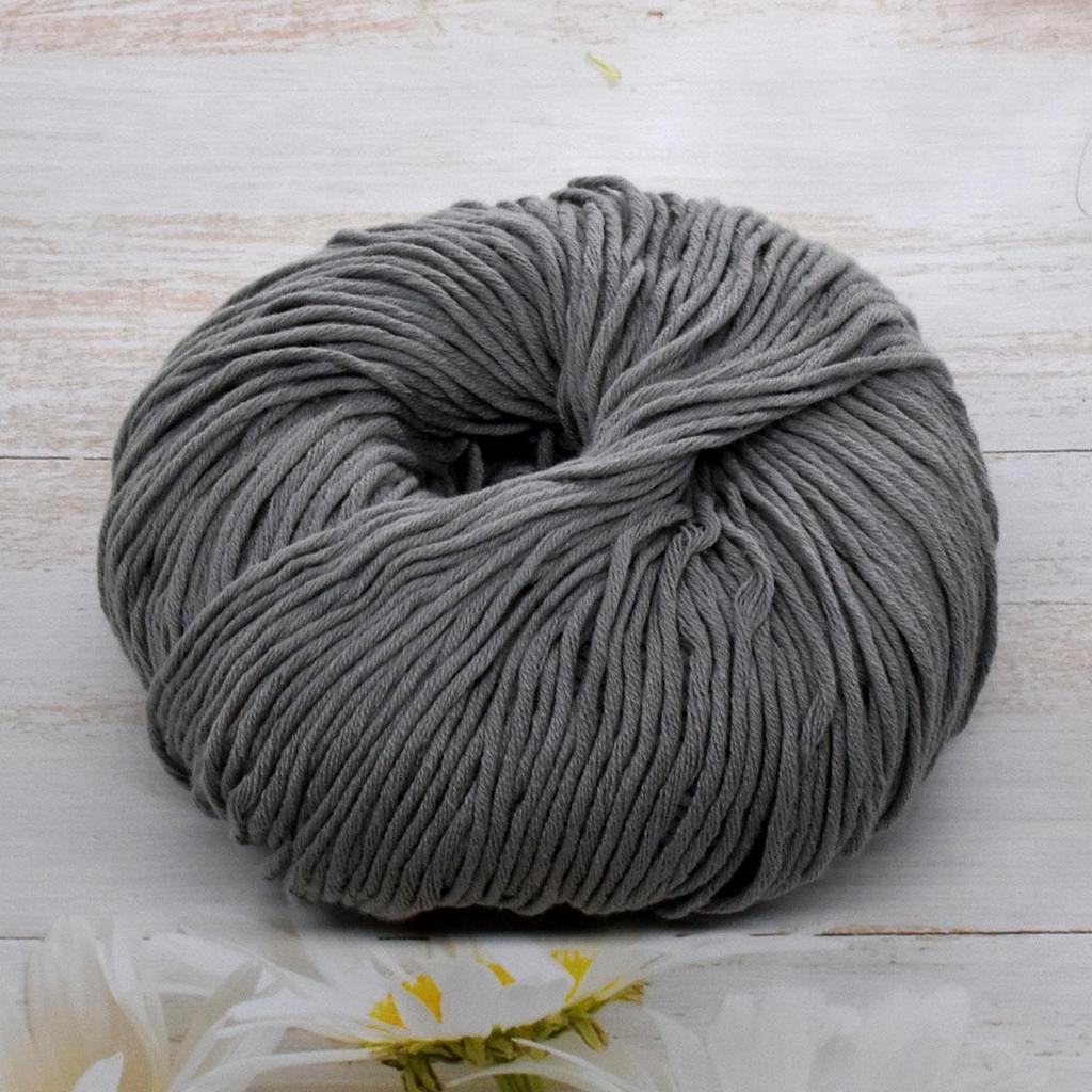 6-Pack Premium Combed Cotton Yarn for Crochet & Knitting - 100% Soft Hand Knitting Yarn, 50g/Skein 125m/Skein, Smooth Craft Yarn for DIY Home Projects