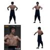 Bruce Lee Bat Mușchi Statuie Corp Întreg cu Capete Interșanjabile Figurină de Colecție