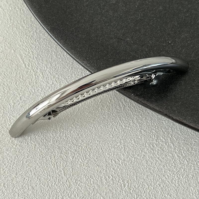 

2023 Металлическая заколка для волос высокого класса - Элегантная заколка-автомат для пучка на затылке