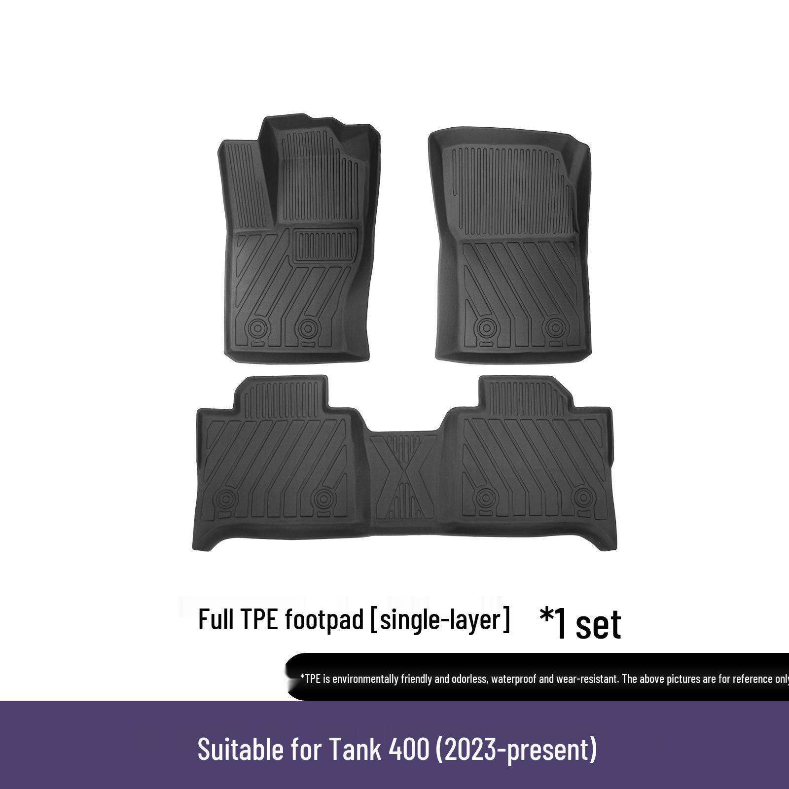 

Экологичные TPE 3D всепогодные автомобильные коврики для 24-25 Tank 400