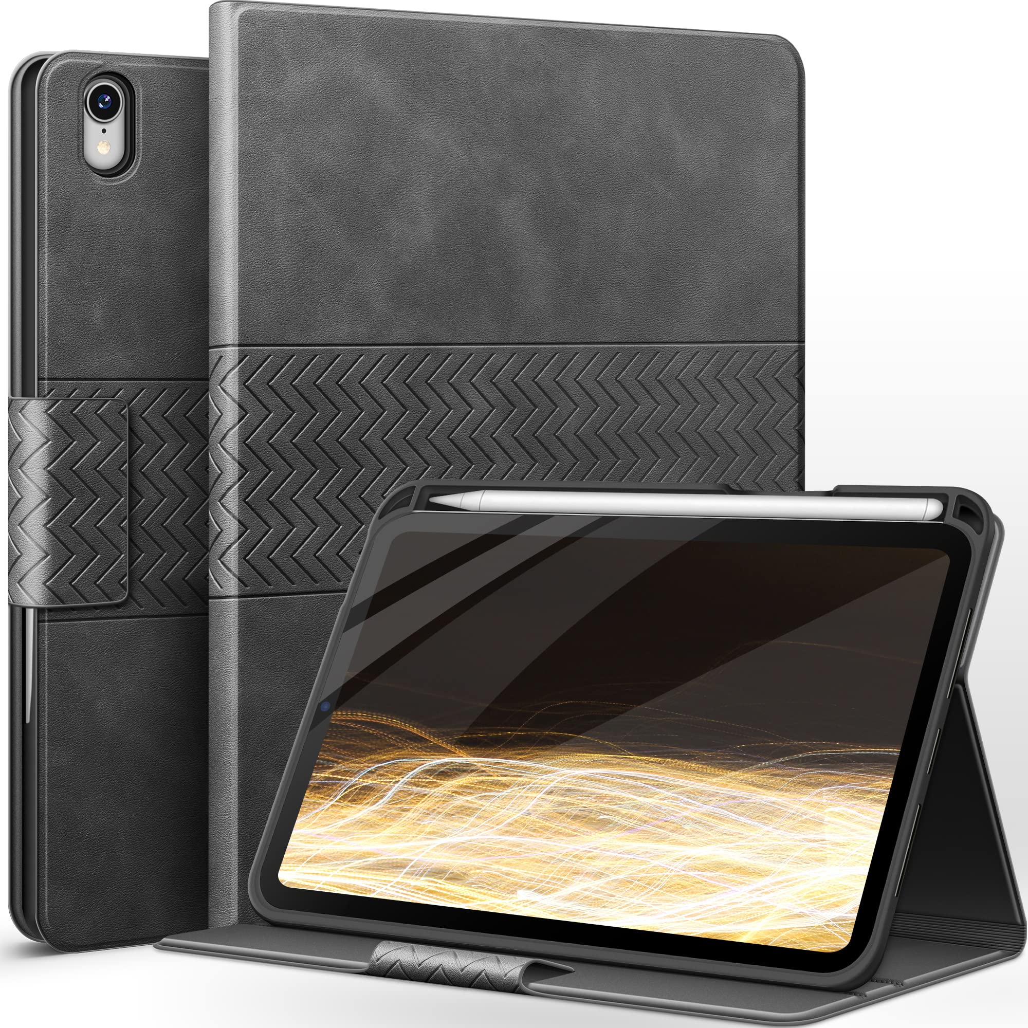 

auaua iPad Mini 7 Case (A17 Pro, 2024, 7th Generation) and iPad Mini 6 Case (2021, 6th Generation) 8.3-inch, Supports Apple Pencil Pairing and Chargin