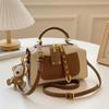 New Fashion Light Luxury Women's Handbags Contrasting Color Commuter Ladies Pillow Bag Casual Simple Shoulder Oblique Span Bags for Wife Birthday Gift