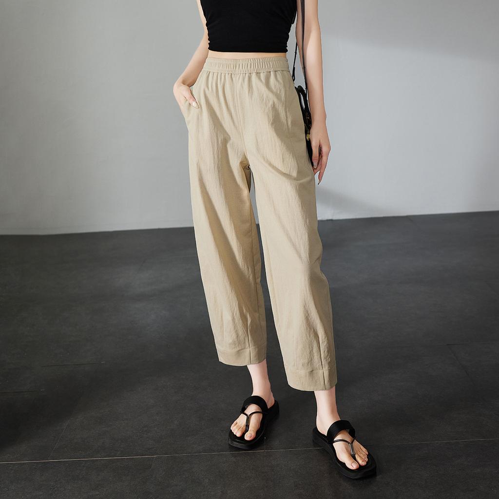 Summer thin Haren pants for women 2025 summer loose casual versatile lantern pants