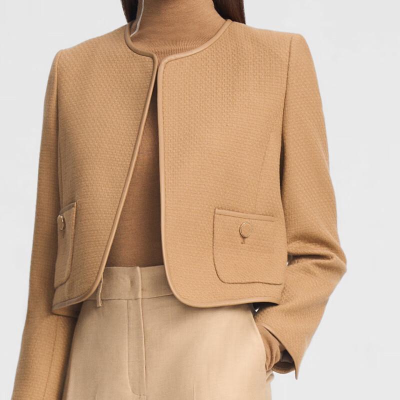 ELLASSAY Women's Elegant Simple Short Coat