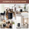 Touchless Vacuum Automatic Dustpan Vacuum Dust Bucket with 4-layer Pre-motor Filter Pet Hair Infrared Sensor Dustbin