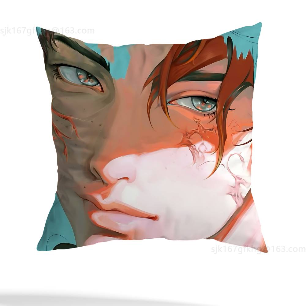 T-The Foxhole Court Pillow Case Sofa Living Room Bedroom Headboard Backrest Cushion Square Cushion Nap Time