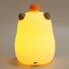 USB Rechargeable Capybara Night Light Capybara Shape Bedside LED Clock  Bedside