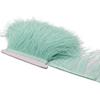1Meter Natural Fluffy Ostrich Feathers Trim 8-10Cm Red Ostrich Plumes Craft Ribbon For Wedding Dress Sewing Clothing Decoration