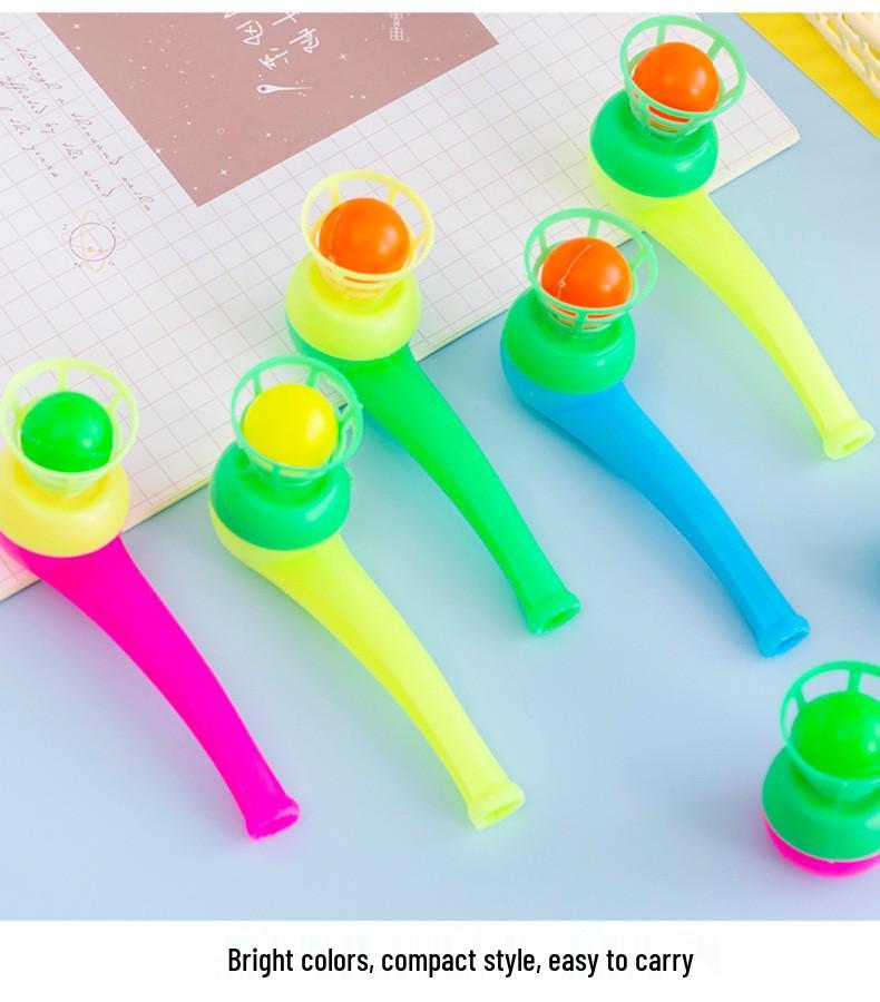 1980s Nostalgic Childhood Toys: Floating Plastic Blow Ball for Kids