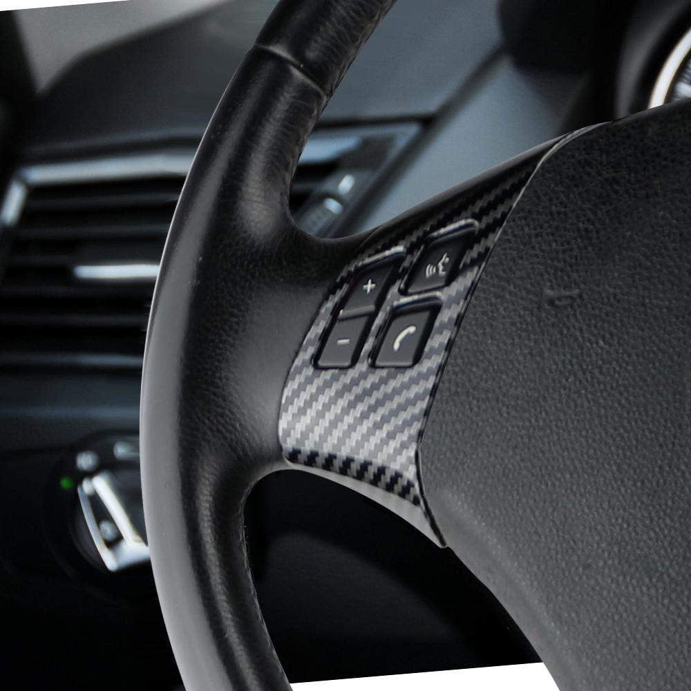 For BMW 3 Series E90 E92 E93 2006-2012 X1 E84 2010 2011 2012 2013 Steering Wheel Panel Sticker Cover Trim Styling Accessories