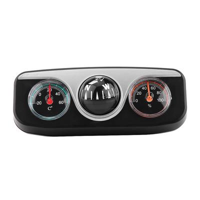 3 In 1 Car Truck Dash Mount Navigation Direction Compass Thermometer Hygrometer