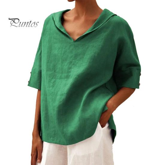 Damen-Shirt, einfarbig, mit Kapuze, halblange Ärmel, Pullover, Oberteile, einfarbig, lockere Passform, Freizeithemd, leicht, atmungsaktiv, für den Alltag