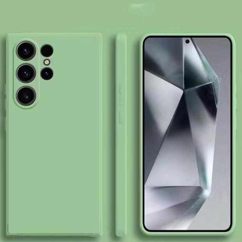 Etui na telefon kompatybilne z Samsung Galaxy S25 S24 S23 Ultra A16 A06 A55 A35 A25 A15 Liquid Gel Rubber Protective Cover