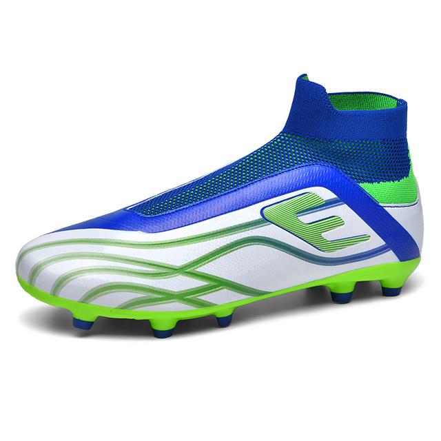 Футбольные бутсы мужские ультра легкие высокие кеды для тренировок на открытом воздухе — фото 11