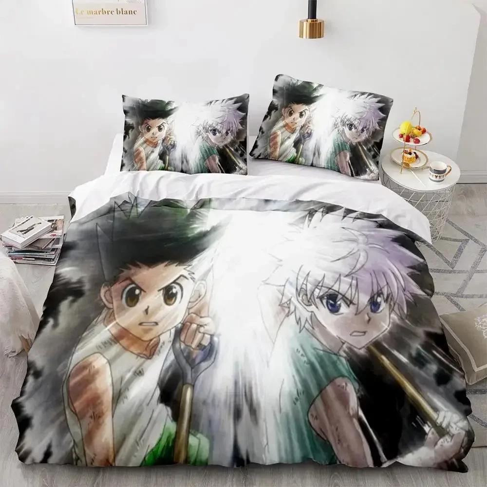 Comforter New 3D Print Home Textiles Hunter×Hunter Bedding Set Single Twin Full Queen King Size Bed Set Adult Kid Bedroom S