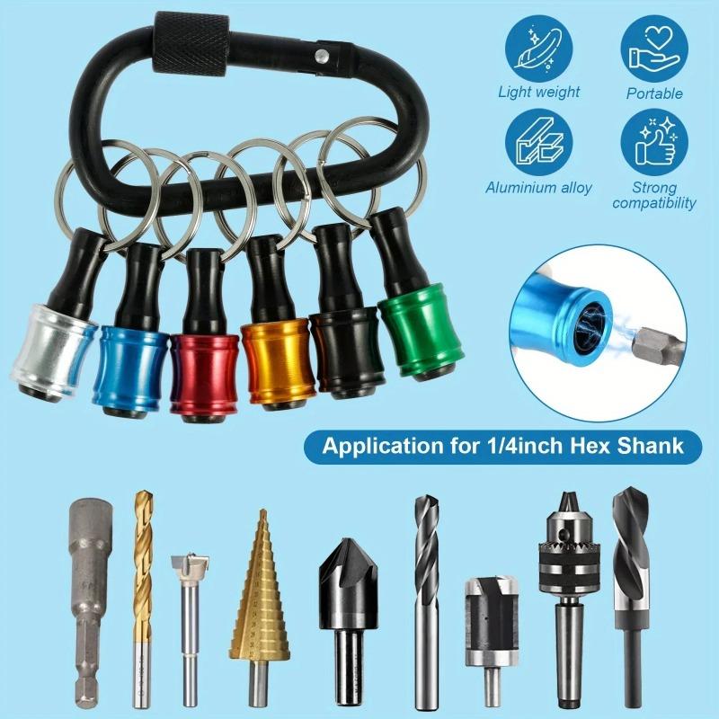 Upgrade To One Click Unlock 12 Hexagonal Handle Aluminum Alloy Screwdriver Head Holders Can Quickly Replace Extension Rods