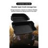 For Tesla Model Y Juniper 2025 Frunk Organizer Box Rear Trunk Double-deck Storage Box Front Cargo Dustproof Luggage Storage Tray