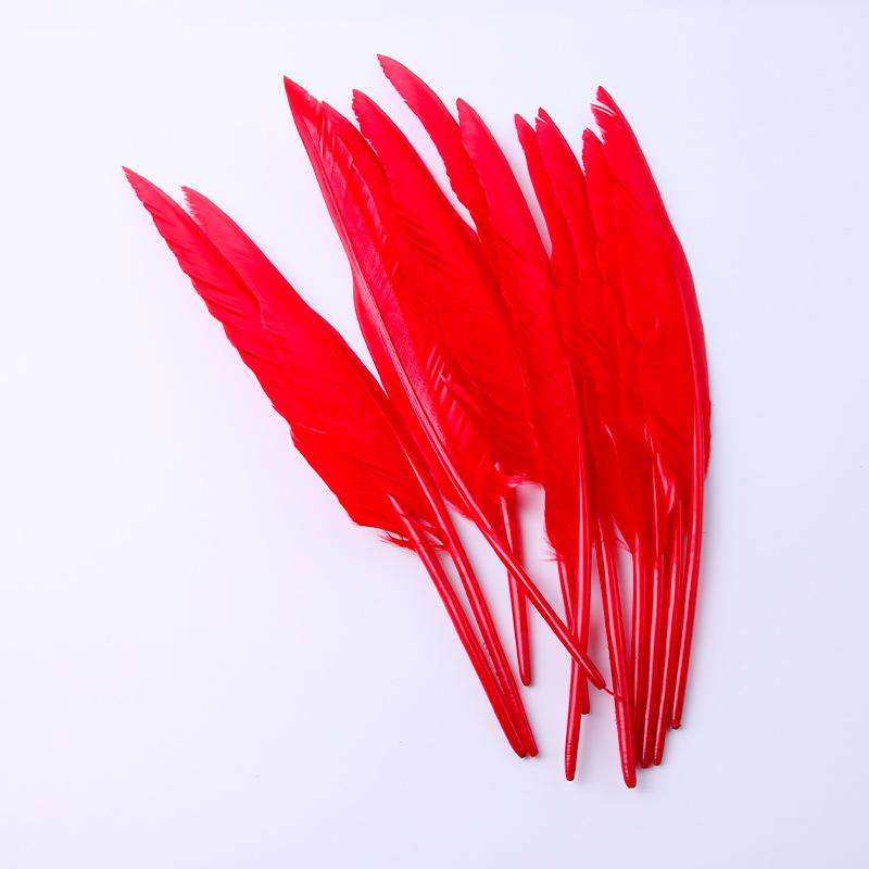 Diy Hunchback Big Feather Wedding Crafts Wing Pen Diy Jewelry Accessories Handmade Decorative Materials